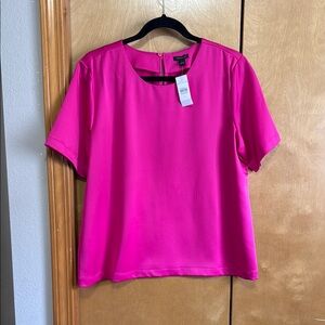 Ann Taylor Pink Boxy Blouse